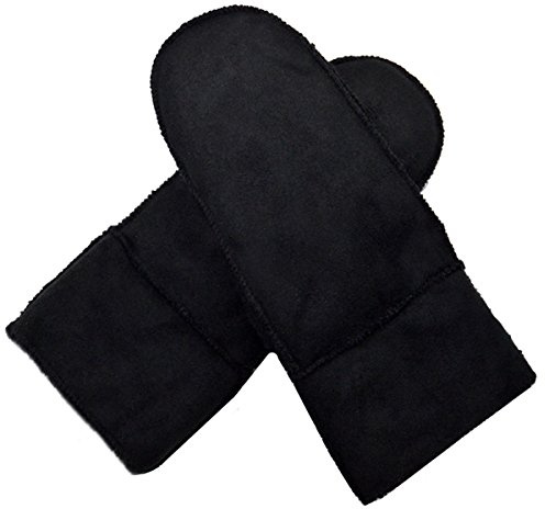 Aisi Women Winter Suede Thermal Mittens Fleece Lined Warm Gloves with Turn Back Cuff …