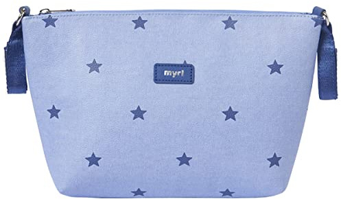 Mayoral - Neceser con Cintas de Velcro para bebé - Universal y Adaptable para Silla y Carrito (Azul)