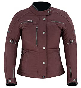 BLACKWILD Urban Style Motorradjacke Damen | Streetstyle Motorradjacke | Textiljacke Damen mit CE Schulter Ellenbogen, Weiten und Armverstellung