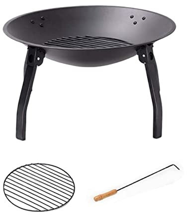Metall-Feuerschale für den Außenbereich, Lagerfeuer, faltbar, Kamin, Gartenkamin für Terrasse, Terrasse, Grill, Hinterhof, Veranda, 1118