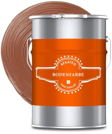 BEKATEQ Betonfarbe Kupferbraun 1l Bodenbeschichtung & Fußbodenfarbe für außen & innen I Bodenfarbe, Betonversiegelung & abriebfester Bodenbelag für Werkstattboden, Keller, Garage & Industrie BE-700