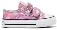 Conguitos Zapatillas de Bebé Brillo Oscuridad de Lona en Rosa - Zapatillas Casual para niños cómodas (Rosa/Talla 22)