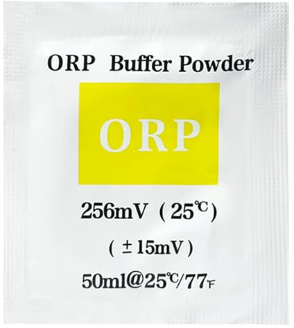 Homcoice ORP Pufferlösungspulver 256mV für Redox Tester(3 PACK), Kalibrierflüssigkeitskorrekturpulver, Kalibrierpulver für Redoxpotential-Analysator