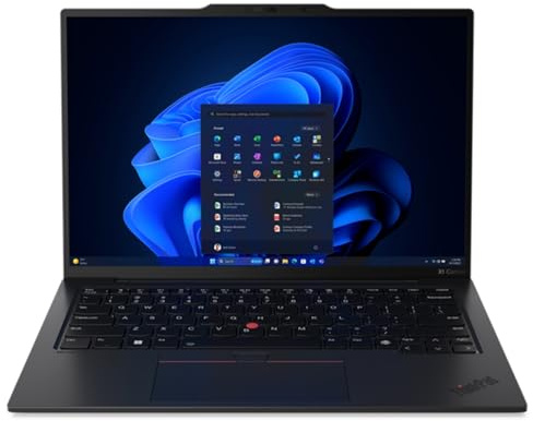 Lenovo Notebook ThinkPad X1 Carbon Gen 12 con processore Intel Ultra 5 135U vPro, touchscreen WUXGA 100% sRGB da 14, RAM da 16 GB a 6400 MHz, SSD da 512 GB Gen4 Performance, fotocamera FHD+ IR+ RGB e