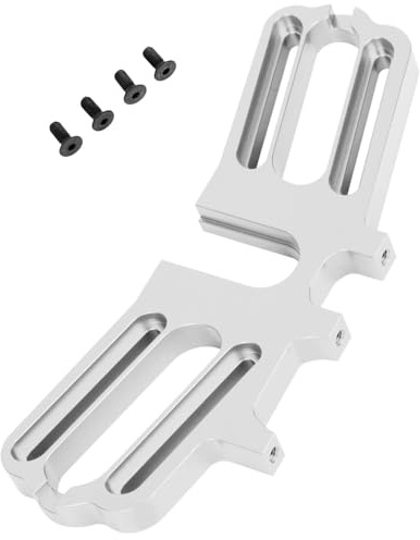 Aluminum Dual Motor Mount Upgrades Part for 1/7 Felony/Infraction/Limitless 6S BLX,BRCatWPark Large Pinions Motor Mount Fixed Bracket,Silver