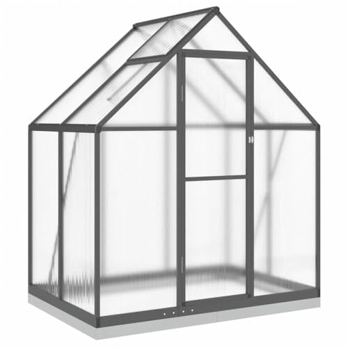Serre avec cadre de base anthracite 169x114x202 cm aluminium