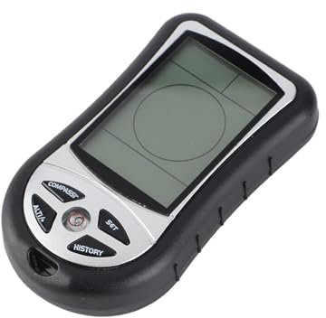 Kavolet DIGITALER HÖHENMESSER Barometer KOMPASS WETTERVORHERSAGE Outdoor WANDERN MIT LED-HINTERGRUNDBELEUCHTUNG UND Seil