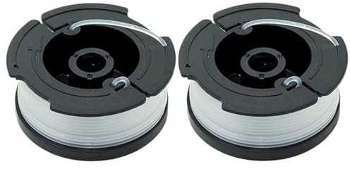 StarRing 1/2/4/8 PCS Replacement Trimmer Spool & Line for GL420 GL550 GL570 for Black & Decker 9.1m Reflex Strimmer Spool Grass Trimmer Spool (2PCS)
