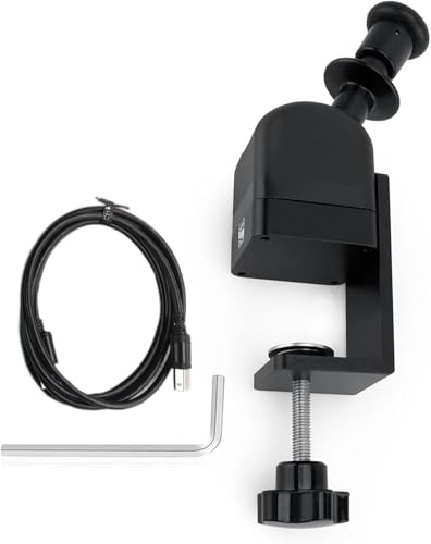 Benshuuk Sim Racing Shifter PC USB Truck Hand Brake Por ETS2 PC For Euro Truck Simulator 2 USB Handbrake With Clamp Simracing Games Compatible with G27/G29/G920/G923 (Black)