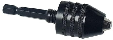 Portabrocas Adaptador de mandril for taladro (2 unidades) for atornillador de impacto, mandril sin llave, vástago hexagonal de 1/4 (0,6-8 mm, 0,3-3,6 mm)