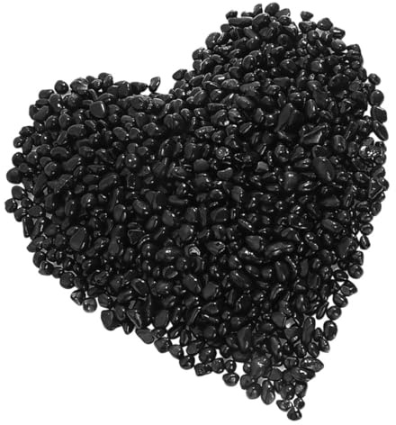 Healifty Ghiaia per Acquari Nera 1900G Ciottoli Naturali Sicuri per Pesci Pietre Decorative per Terrari e Giardini Acquatici Rocce di Fiume per Allestimento Acquario e