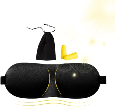 Augenmaske Verstellbare Und Atmungsaktive Schlafhilfe Für Die Nacht | Verdunkelnde Augenmaske Zum Für Zuhause Reisen Yoga Entspannung Ruhe Büro