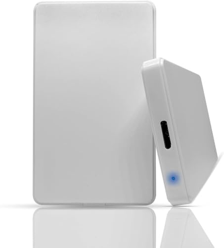 Disco duro externo de 500 GB, USB 3.0, ultradelgado, portátil, expansión de memoria, disco duro de 2.5 pulgadas, almacenamiento y copia de seguridad, compatible con Mac, portátil, PC, escritorio, PS4