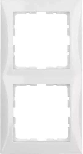 Berker 10128989 Rahmen 2fach S.1 polarweiß glänzend (Packung mit 5)