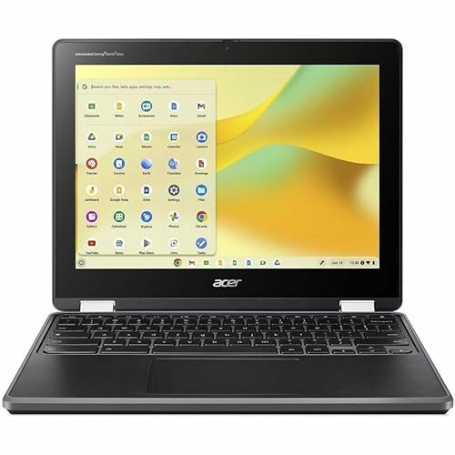 Acer Chromebook Spin 512 R857TN R857TN-P94Y 12.2 écran tactile convertible 2 en 1 Chromebook WUXGA 60 Hz Intel N-Series N250-8 Go Mémoire Flash 64 Go Clavier Anglais (US) Noir