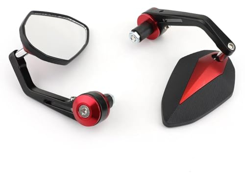 Motorrad-Seitenspiegel Für R1 Für YZF Für R6 Motorrad Schwarz Rot 78 Lenkerendenspiegel