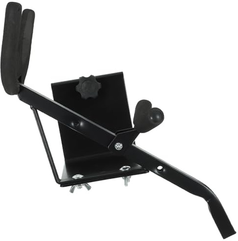 POPETPOP Portable Black Iron Saxophone Wall Holder with Sponge Padding Practical Folding Wall Mounted Saxophone Stand for Home Display