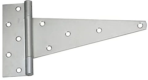 National Hardware 286bc 30,5 cm Zink versilbert Extra Schwere T-Scharnier