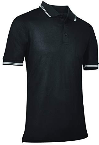 Champro Umpire - Polo para Adulto, Color Negro