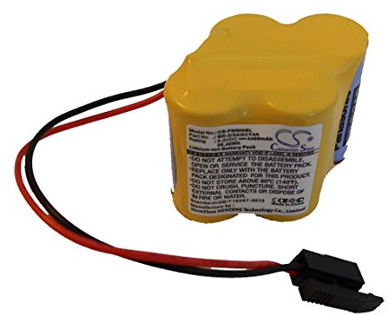 vhbw Akku kompatibel mit GE Fanuc PLC 18-T Controler, Alpha I Servo Drive, Robotics 18-T Raid-Controller (2900 mAh, 6 V, Li-Ion) - Ersatz für BR-2/3AGCT4A, A06B-6114-K504