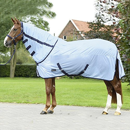 BUSSE everline Paddock-Fliegendecke SUNSHINE II, sky(navy), Rückenlänge 135 cm - Plus
