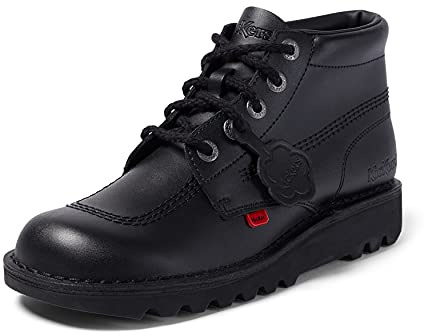 Kickers Kick Hi - Stivali Classici Uomo, Nero (Black/Black Blk/Blk), 39 EU
