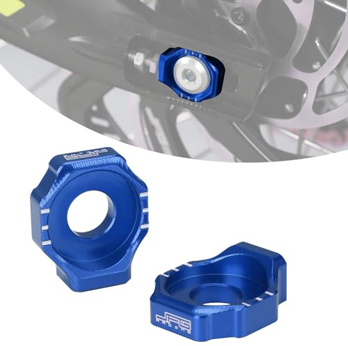 JFG RACING Sur Ron Axle Block,Tenditore Asse Posteriore Regolatore Catena CNC Per Sur Ron Light Bee S/X Segway X160/X260 Dirt Bike-Blu
