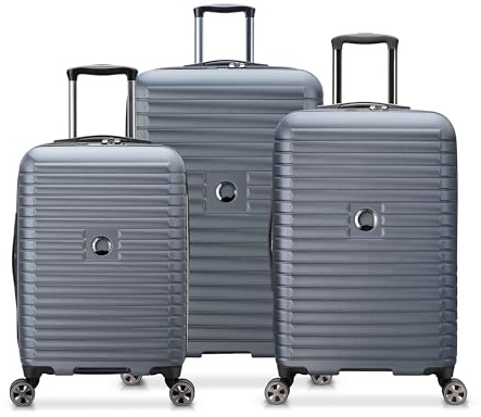 DELSEY PARIS Cruise 3.0 Hardside Expandable Luggage with Spinner Wheels, Graphite, 3-Piece Set (21/24/28), Cruise 3.0 Hardside Expandable Luggage with Spinner Wheels