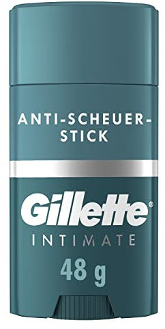 Gillette Intimate Intimpflege Anti-Scheuer-Stick, reduziert Reibungen und Hautreizungen im Intimbereich, Stick gegen Wundscheuern, einfache Anwendung, dermatologisch getestet, Geschenk für Männer