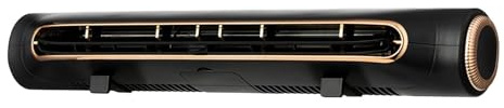 Folpus Clip on Computer Fan Small Desk Fan Monitor Fan Bar Bladeless Fan Laptop Cooling Small Tower Fan Personal Cooling Fan, Black