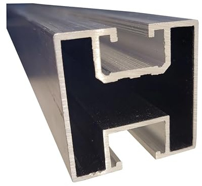 9x PV Montageschiene Typ 2 40x40mm Länge 2m Photovoltaik Solar Aluminiumprofil
