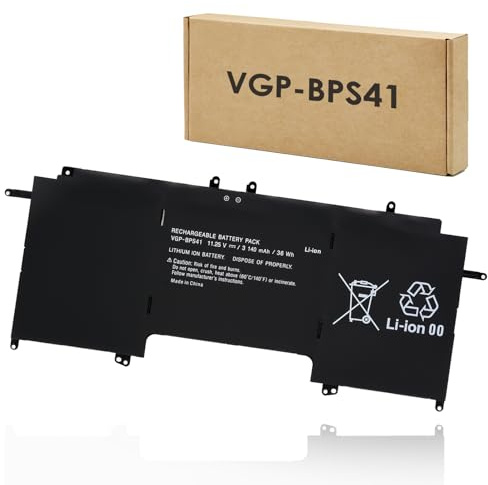BLESYS 36Wh VGP-BPS41 Battery for Sony Vaio Flip 13 / Fit multi-flip 13A SVF13N Series SVF13N13CXB SVF13N18SCB SVF13N17SCB SVF13NA1UL SVF13NA1PT Laptops