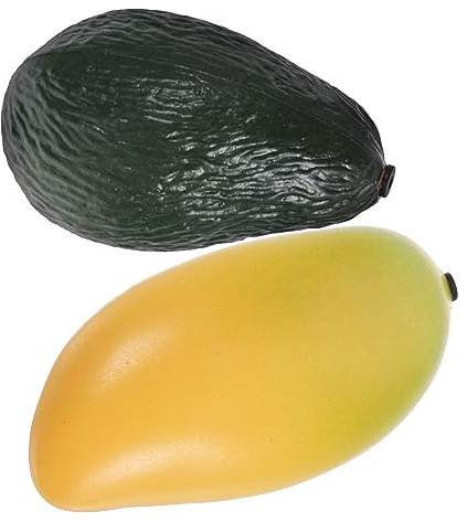 TOYANDONA 2st Simuliertes Obst-sandkastenspielzeug Perkussions-fruchtstreuer Fruchtförmige Schlaginstrumente Eierbecher Musikinstrumente Maraca-frucht Mexikanische Maracas Plastik