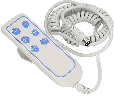 Control Remoto de la Cama de Elevación, Control de la Silla de Elevación Resistente Al Desgaste PVC Electric IP66 Control de la Mano para el Hospital (8 pin), con Diseño de