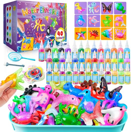 JOPSHEEN 40 Farben Magic Water Elf, DIY Aqua Fairy Bastelset für Kinder | Geburtstag Geschenk für Mädchen Jungen