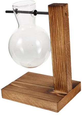 TOYANDONA Récipient en Terrarium en Verre Vase Decoratif Table a Manger Vase Végétal Hydroponique Planteur De Verre