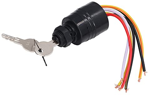 BONKZEBU Interruttore di Accensione MP41070 2 per Motore Fuoribordo Mariner, 6 Linee, Nominale Fino A 30 A 12V, Alta affidabilità, Pratico da Usare, Compatibile con Imbarcazioni Marine
