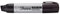 Magnum Sharpie - Pennarello indelebile con punta a scalpello, colore: nero, confezione singola, rif. S0751150