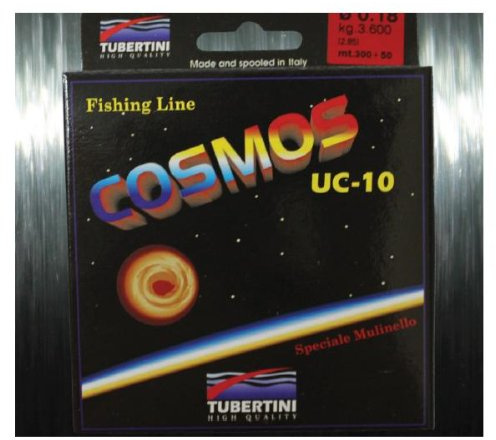 Tubertini Unisex – Erwachsene 10C4265014C10 Angelschnur UC 10 Cosmos 350m 0,14mm/2,70kg, Bunt, Normal