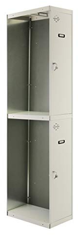 Simon Rack Casier Vestiaire Metallique, 2 Portes, Supplémentaire, Comprend la Clé, 1800x300x500 mm, Gris - Simonlocker
