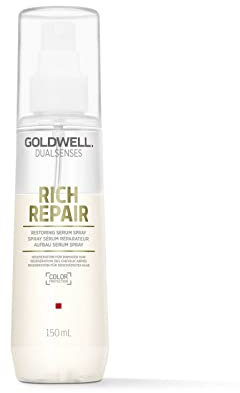 Goldwell Dualsenses Rich Repair Restoring Serum Spray for Dry to Severely Damaged Hair, Restore, Protect, Repair, 150ml