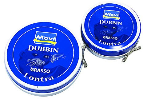 MOVI DUBBIN - Grasso Lontra che ammorbidisce ed impermeabilizza tutte le calzature in pelle opaca o ingrassata come scarpe da calcio o scarponi. Neutro. (6 pezzi da 50 ml.)
