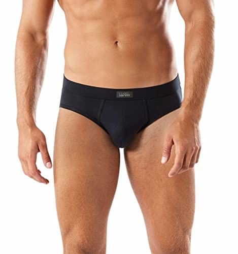 Intimitaly - 6 Slip Uomo Cotone Mutande Uomo Bianche Colorate Intimo Uomo (Assortiti, L)