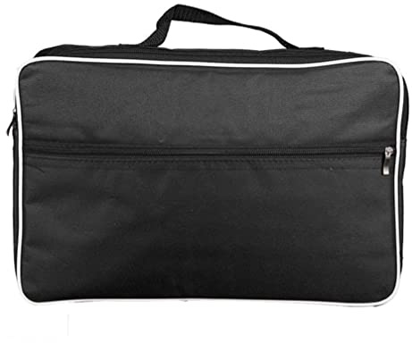 Leia Gigbag Harfenkoffer, Lyre Harp Bag Lyre Gig Thicken Padded Lyre Harfe Aufbewahrungstasche Gitarrenzubehör Harfe Taschen & Cases Tote Insert Organizer Handtasche Laptop Toolkit Polyester Weiß