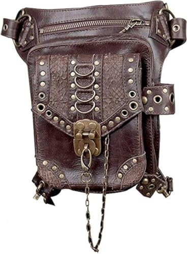 Ro Rox Edison Holster Mond Kunstleder Hüftholster Tasche Steampunk Unisex