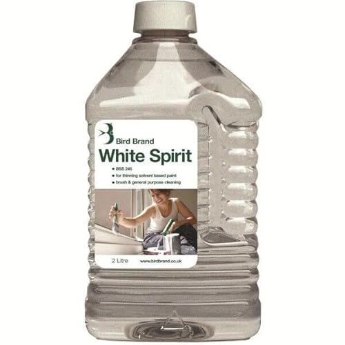 ARUUJ White Spirit General Purpose Solvent - Stain Remover & Cleaning Agent Thinner Painting Paint - for Thinning Linseed Oils, Solvent Based Paint & Clean Brushes (1X2 Liter)