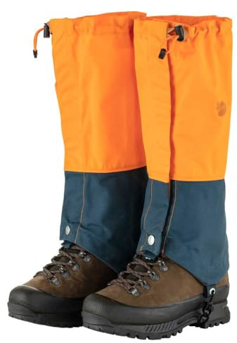 Fjällräven Unisex Singi X-Gaiters, Field Orange/Mountain Blue, S/M