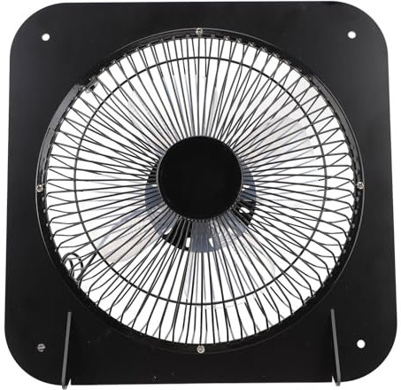 Drfeify Solar-Abluftventilator, 20 W, Hocheffizienter Solarpanel-Ventilator aus Monokristallinem Silizium mit 10-Zoll-Standabluftventilator für Gewächshaus