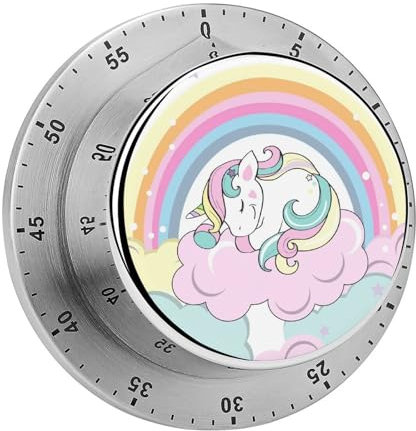 Kitchen Timer Unicorn Magnetic Countdown Classroom Timer For Studying Teaching 8cm