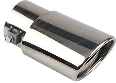 Auto Auspuff Endrohr Auto Fahrzeug Edelstahl Schwanz Kehle Auspuffanlage Schalldämpfer Rohr Auto Universal Zubehör Auto Auspuffblende(Straight)